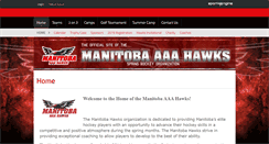 Desktop Screenshot of manitobahawks.com